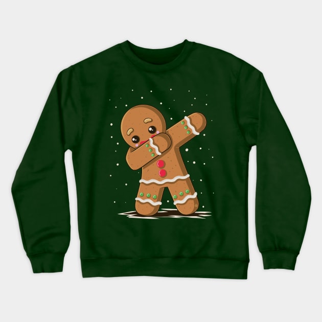 DABBING GINGERBREAD Crewneck Sweatshirt by FernandoSala